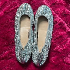 J. Crew sparkly flats